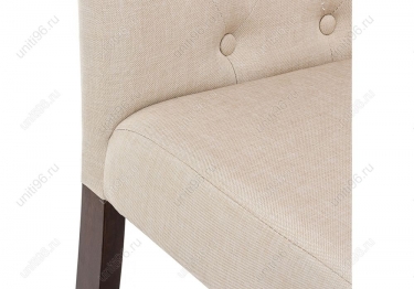 Стул  Amelia dark walnut/fabric cream
