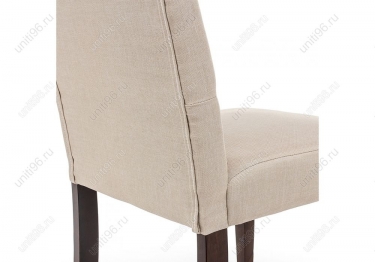 Стул  Amelia dark walnut/fabric cream
