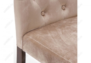 Стул  Amelia dark walnut/fabric beige