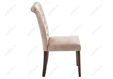 Стул  Amelia dark walnut/fabric beige