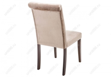 Стул  Amelia dark walnut/fabric beige
