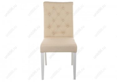 Стул  Amelia white/fabric cream