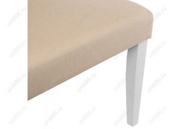 Стул  Amelia white/fabric cream