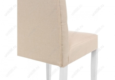 Стул  Amelia white/fabric cream