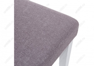 Стул  Amelia white/fabric fog