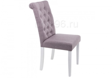 Стул  Amelia white/fabric fog