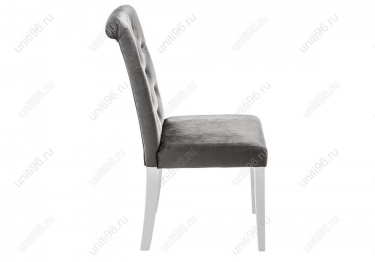 Стул  Amelia white/fabric grey