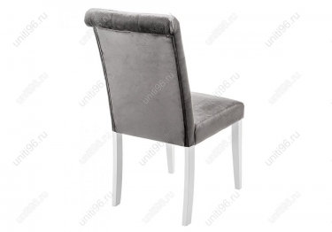 Стул  Amelia white/fabric grey