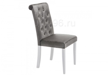 Стул  Amelia white/fabric grey