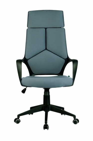 Кресло оператора Riva Chair 8989 черный пластик Серый