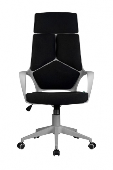 Кресло оператора Riva Chair 8989 серый пластик Черный