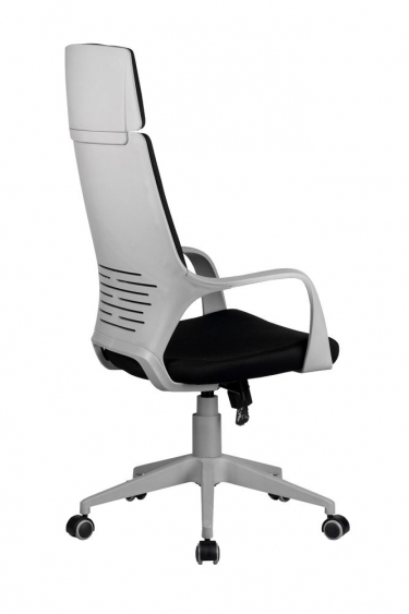 Кресло оператора Riva Chair 8989 серый пластик Черный
