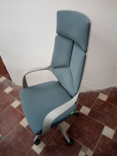 Кресло оператора Riva Chair 8989 серый пластик Серый