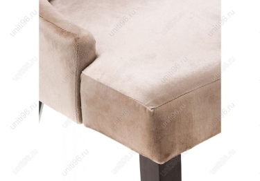 Стул деревянный  Elegance Dark walnut-fabric beige