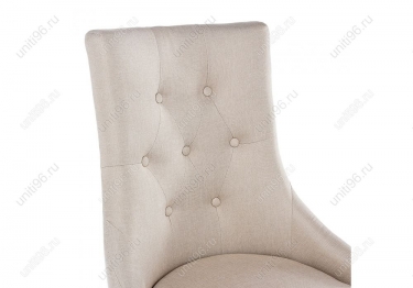 Стул деревянный  Elegance Dark walnut-fabric cream