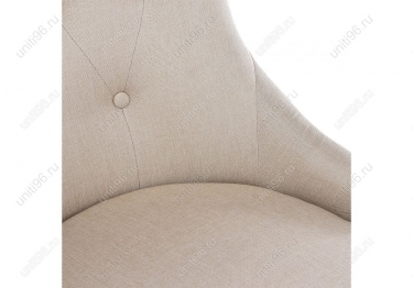 Стул деревянный  Elegance Dark walnut-fabric cream