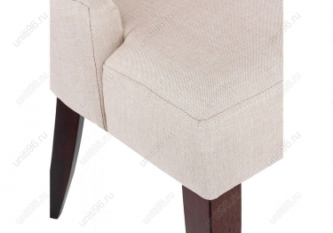 Стул деревянный  Elegance Dark walnut-fabric cream