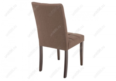 Стул деревянный  Madina Dark walnut-fabric brown