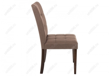 Стул деревянный  Madina Dark walnut-fabric brown