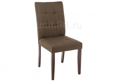 Стул деревянный  Madina Dark walnut-fabric brown