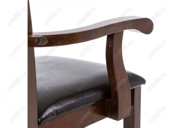 Стул  Luiza с подлокотниками Dirty oak/dark brown
