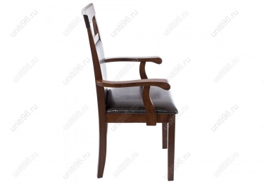 Стул  Luiza с подлокотниками Dirty oak/dark brown