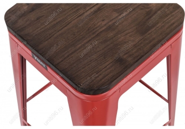 Барный стул  Tolix Bar wood CColl T-2103B-26 Red-brown walnut