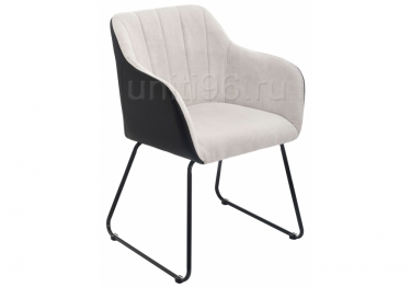 Стул  Stef Light grey-black