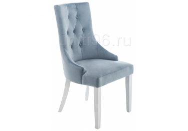 Стул деревянный  Elegance White-blue