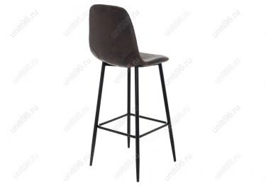 Барный стул  Drop Black-dark brown