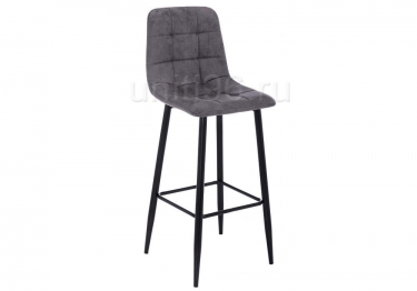 Барный стул  Chio Black-dark grey