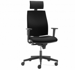 Кресло JOB 661 2D black MH YI009 headrest