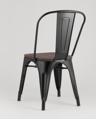 Стул Tolix Wood 850 Черный