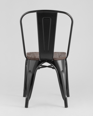 Стул Tolix Wood 850 Черный