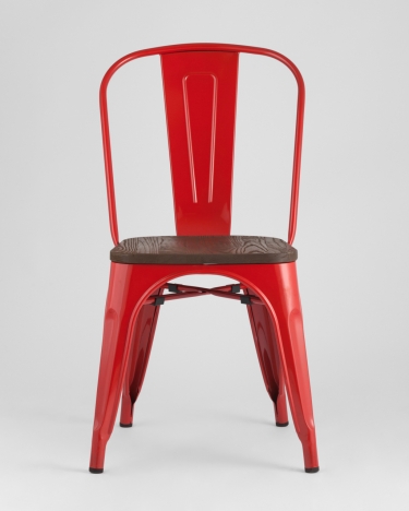 Стул Tolix Wood 850 Красный