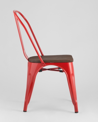 Стул Tolix Wood 850 Красный
