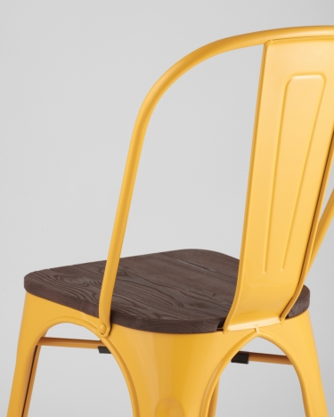 Стул Tolix Wood 850 Желтый