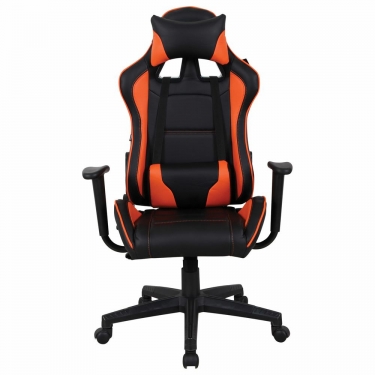 Кресло компьютерное BRABIX GT Racer GM-100 Черный-оранжевый*