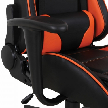 Кресло компьютерное BRABIX GT Racer GM-100 Черный-оранжевый*