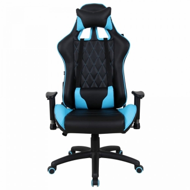 Кресло компьютерное BRABIX BRABIX GT Master GM-110 Черный-голубой*