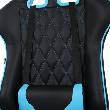Кресло компьютерное BRABIX BRABIX GT Master GM-110 Черный-голубой*