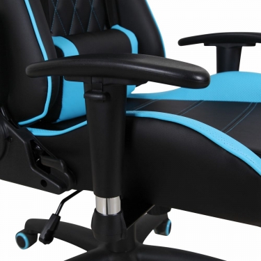 Кресло компьютерное BRABIX BRABIX GT Master GM-110 Черный-голубой*