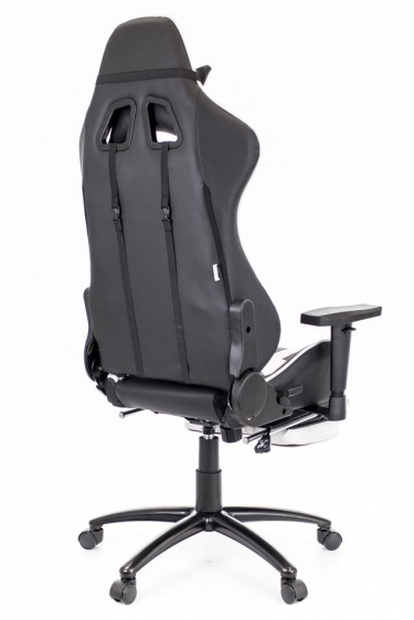 Кресло геймерское Everprof Lotus S1 Экокожа Черный Белый