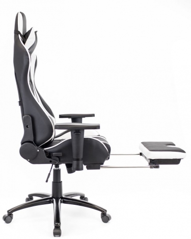 Кресло геймерское Everprof Lotus S1 Экокожа Черный Белый