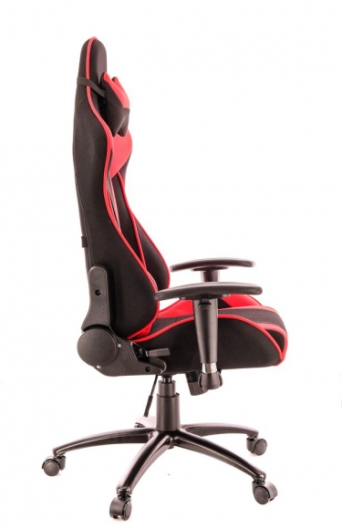 Кресло геймерское Everprof Lotus S4 Ткань Черный Красный