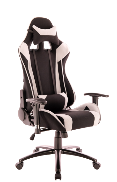 Кресло геймерское Everprof Lotus S4 Ткань Черный Серый