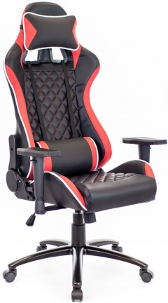 Кресло геймерское Everprof Lotus S11 Экокожа Черный Красный