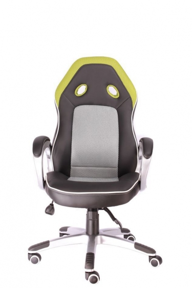 Кресло геймерское Everprof Drive TM Экокожа Зеленый