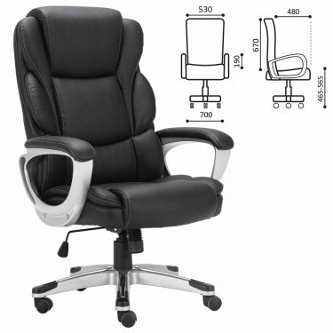 Кресло офисное BRABIX PREMIUM Rest EX-555 Черный
