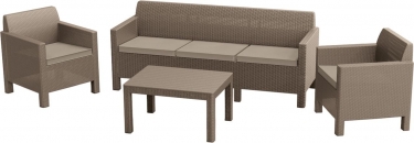 Зона отдыха Orlando set with 3 seat sofa капучино